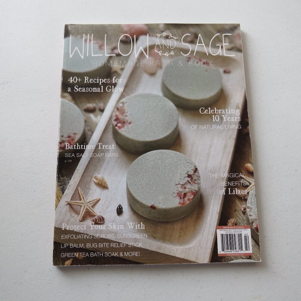 Willow and Sage Homemade Bath & Body Magazine Summer 2024